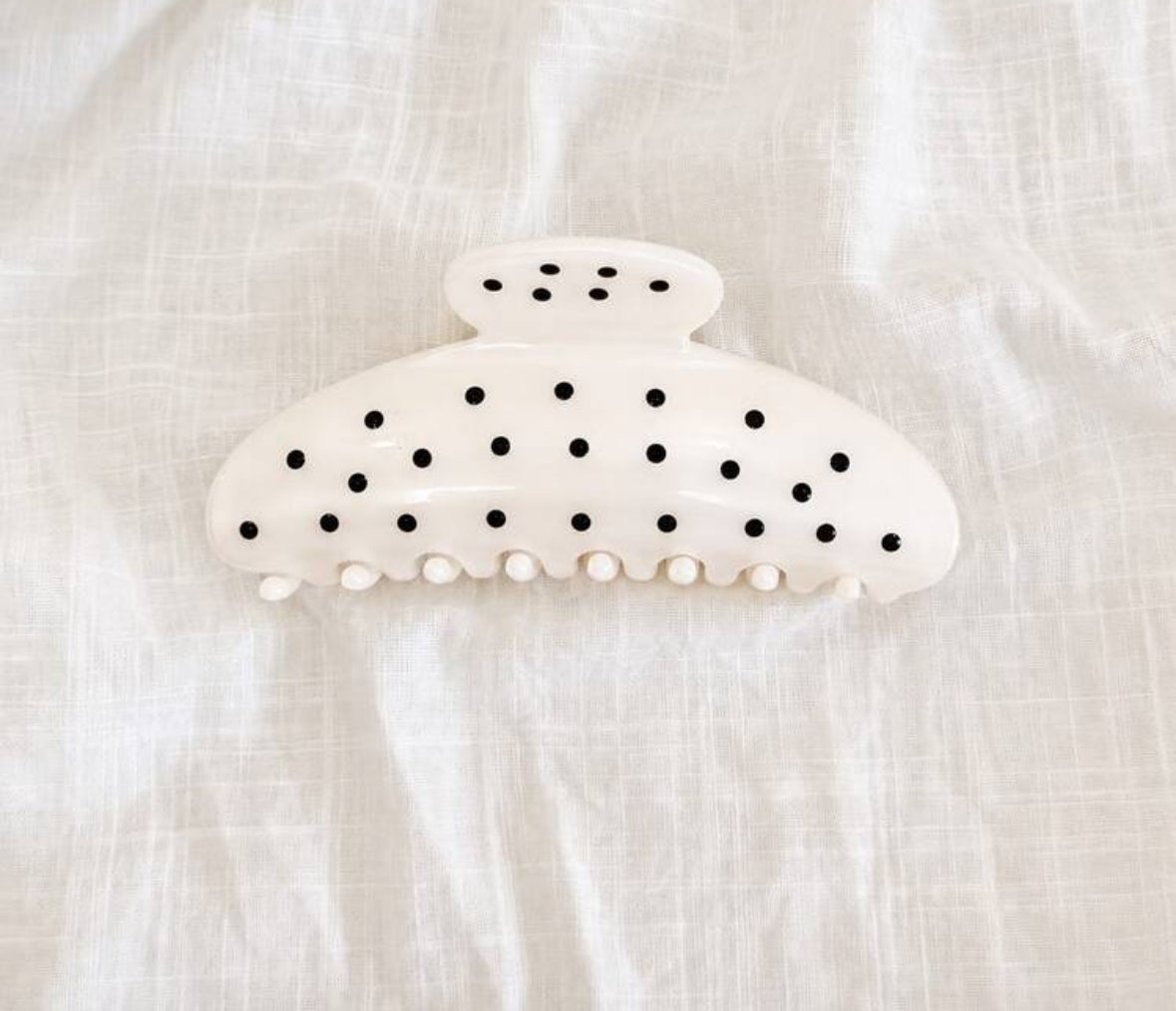 Poka Dot Claw Clip